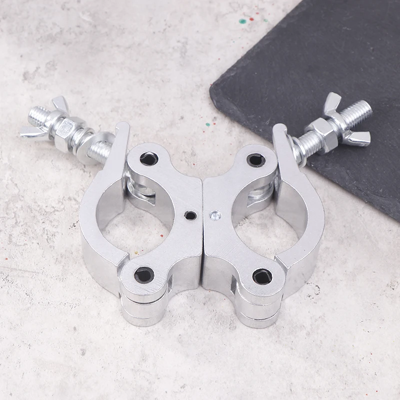 Silver Stage Double Ring Buckle Stage Light Clamp Clip Bracket 18-21mm 38-52mm Light Clamp Quick Release Lamp Hanger Hooks
Silver Stage Double Ring Buckle Stage Light Clamp Clip Bracket 18-21mm 38-52mm Light Clamp Quick Release Lamp Hanger Hooks