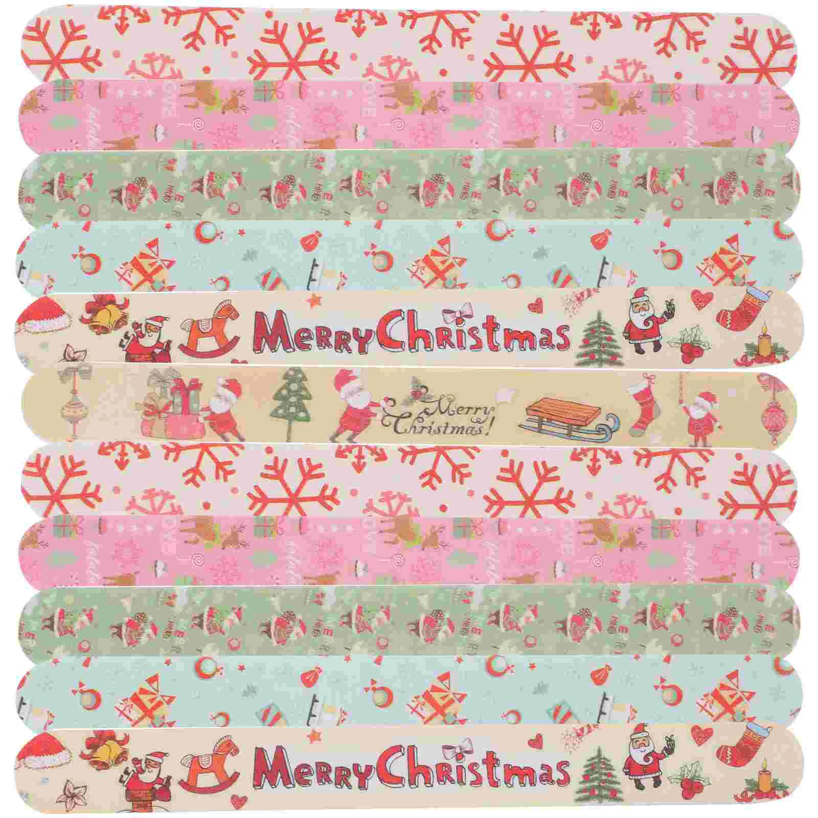 24 Pcs Christmas Nail File Manicure Grit Tools Themed Pedicure Polish Smoothing Simple Fingernail Polishing Eva Shaping
24 Pcs Christmas Nail File Manicure Grit Tools Themed Pedicure Polish Smoothing Simple Fingernail Polishing Eva Shaping