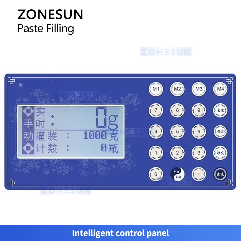 ZONESUN ZS-DTFP1 Semi Automatic Gear Pump Paste Filling Machine High Viscosity Cream Honey Filler
ZONESUN ZS-DTFP1 Semi Automatic Gear Pump Paste Filling Machine High Viscosity Cream Honey Filler