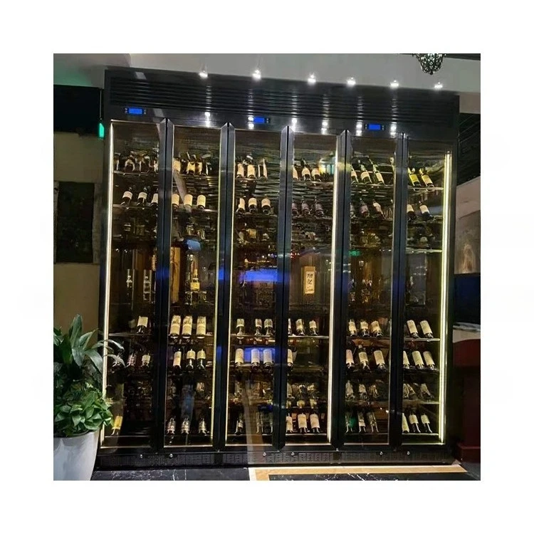 Villa, stainless steel, black titanium, large, six doors, constant temperature, wine cabinet, hotel, clubhouse
Villa, stainless steel, black titanium, large, six doors, constant temperature, wine cabinet, hotel, clubhouse