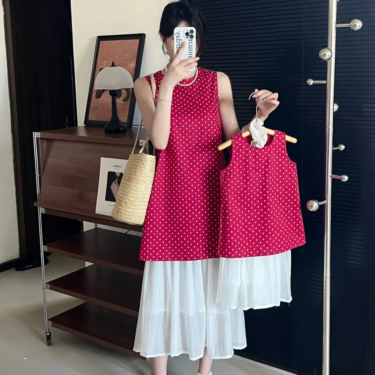 Girls Summer Clothing Sets New Arrival Red Polka Dot Sleeveless Dress and Skirt Suit 2 Piece Kids Toddler Fashion Outfit
Girls Summer Clothing Sets New Arrival Red Polka Dot Sleeveless Dress and Skirt Suit 2 Piece Kids Toddler Fashion Outfit