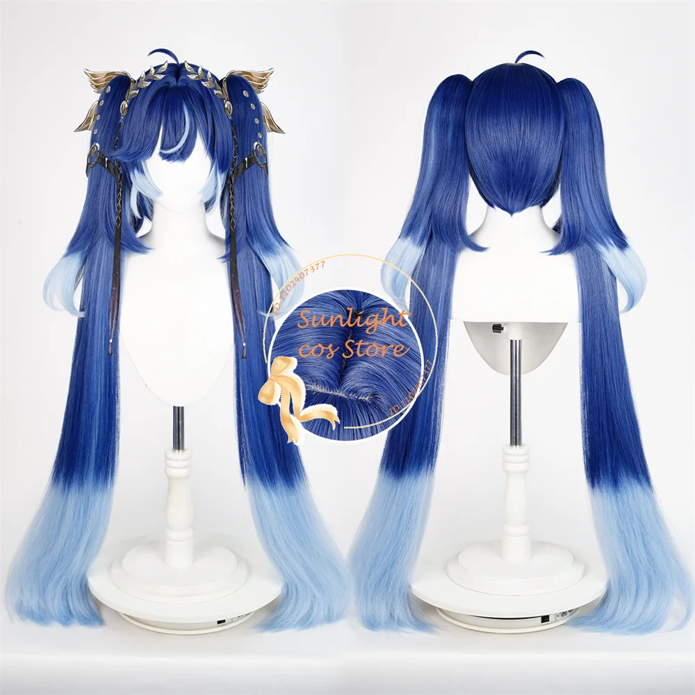 Парик для косплея IUNO, 100 см, синие градиентные парики с зажимами для хвоста, термостойкие синтетические волосы для женщин, аниме-парик для косплея на Хэллоуин
Парик для косплея IUNO, 100 см, синие градиентные парики с зажимами для хвоста, термостойкие синтетические волосы для женщин, аниме-парик для косплея на Хэллоуин