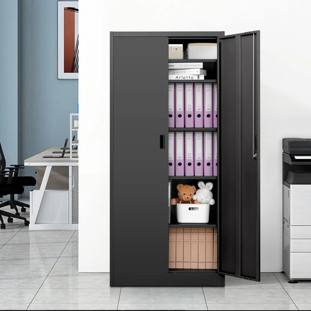 Metal Storage Cabinet, 71”H Metal Garage Cabinet with 5 Adjustable Shelves, Locking Storage Cabinets for Garage, Home, Office
Metal Storage Cabinet, 71”H Metal Garage Cabinet with 5 Adjustable Shelves, Locking Storage Cabinets for Garage, Home, Office
