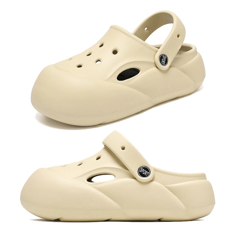 2025 Summer Women Chunky Platform Sandals Soft Thick Sole EVA Clogs Garden Shoes Woman Closed Toe Non-Slip Beach Slides Sandals
2025 Summer Women Chunky Platform Sandals Soft Thick Sole EVA Clogs Garden Shoes Woman Closed Toe Non-Slip Beach Slides Sandals