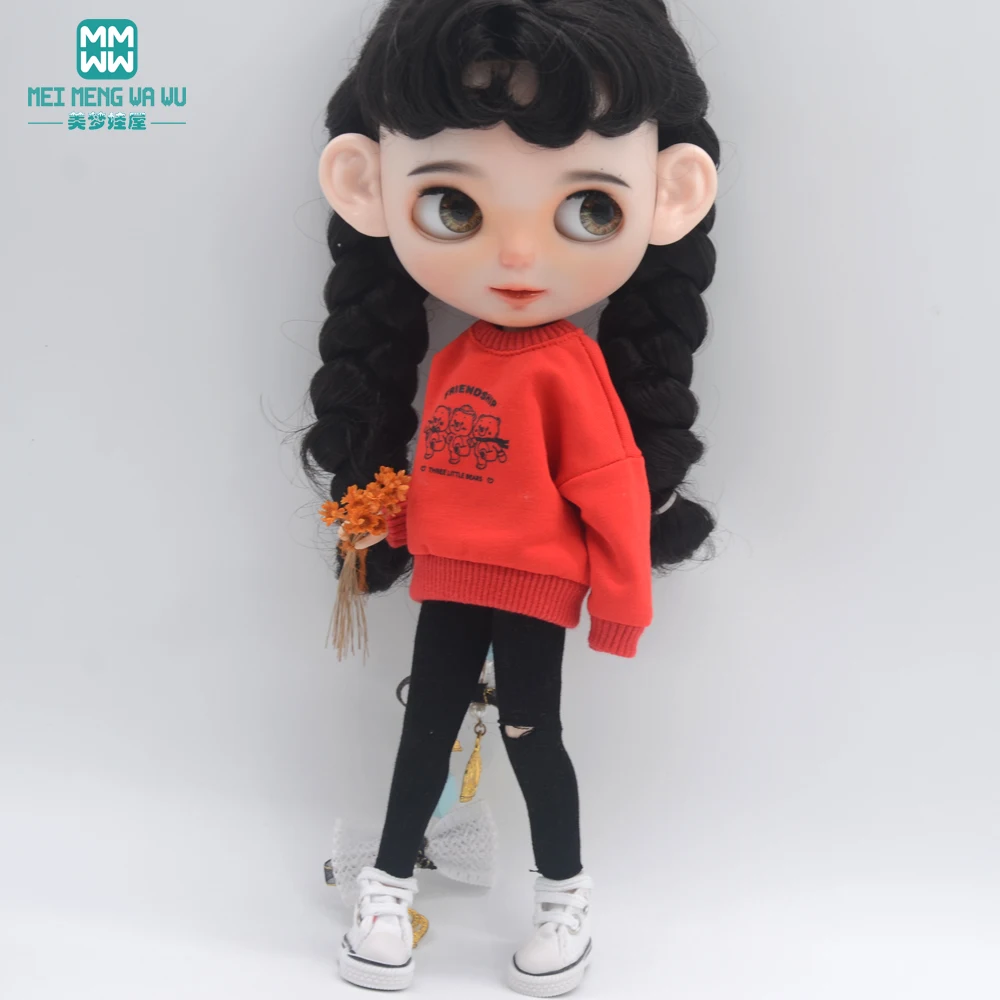 Clothes for doll fashion sports suit pink white grey fits 28-30cm Blyth Azone OB22 OB24 Doll Accessories
Clothes for doll fashion sports suit pink white grey fits 28-30cm Blyth Azone OB22 OB24 Doll Accessories