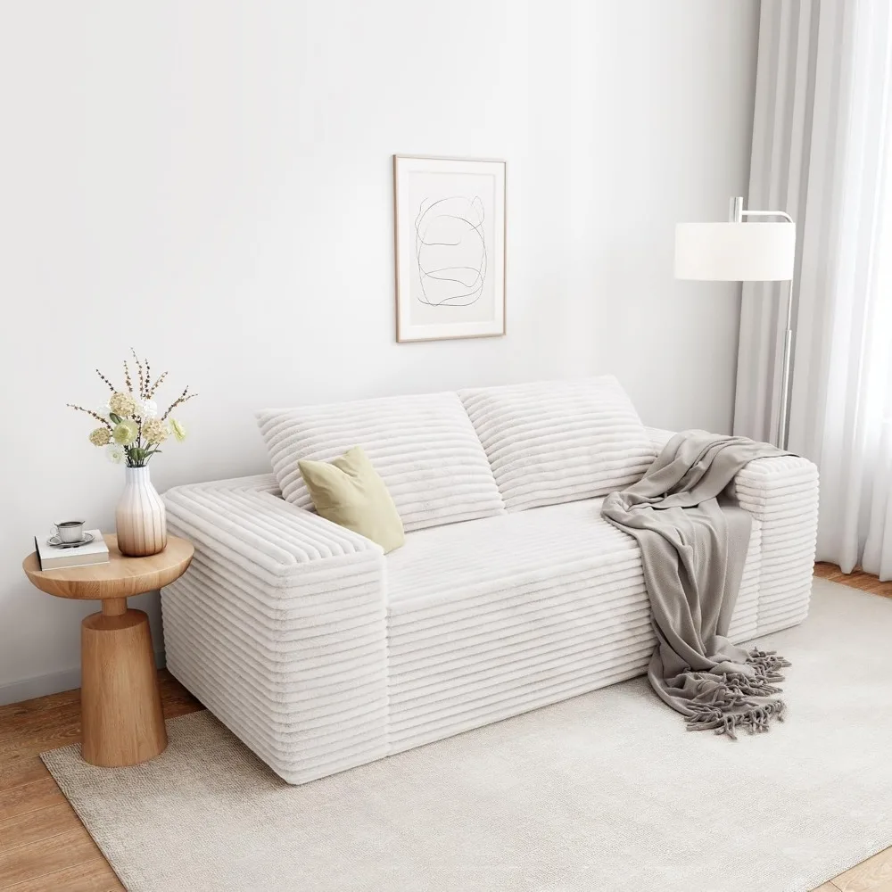 Loveseat Sofa, Comfy Deep Seat, No Assembly, Sofa in a Box, Modern Small Couch with Plush Fabric for Living Room, Bedroom
Loveseat Sofa, Comfy Deep Seat, No Assembly, Sofa in a Box, Modern Small Couch with Plush Fabric for Living Room, Bedroom