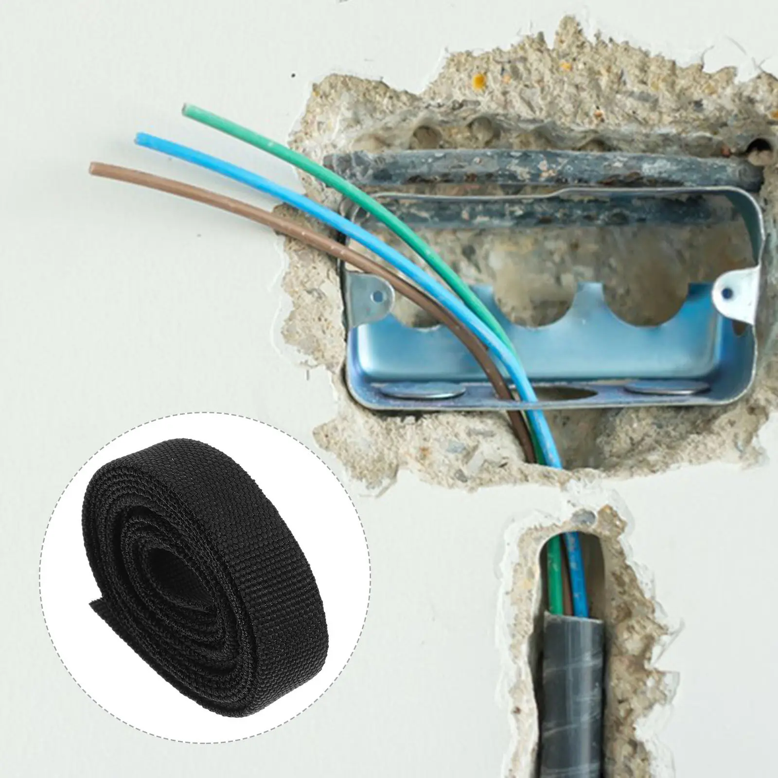 1 Roll Heat Shrink Braided Cable Sleeve Protective Cover Non Slip Heat Insulation Wire Wrap Protective Sheath for Automotive
1 Roll Heat Shrink Braided Cable Sleeve Protective Cover Non Slip Heat Insulation Wire Wrap Protective Sheath for Automotive