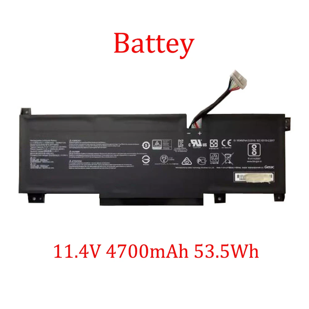 Laptop Battery For MSI Pulse GL66 11U 11UCK 11UDK 11UEK 11UGK 11UGKV 11.4V 4700mAh 53.5Wh New
Laptop Battery For MSI Pulse GL66 11U 11UCK 11UDK 11UEK 11UGK 11UGKV 11.4V 4700mAh 53.5Wh New