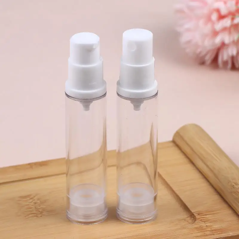 Portable Travel Containers; 5/10/15ml Refillable Clear Airless Pump Bottles Set
Portable Travel Containers; 5/10/15ml Refillable Clear Airless Pump Bottles Set