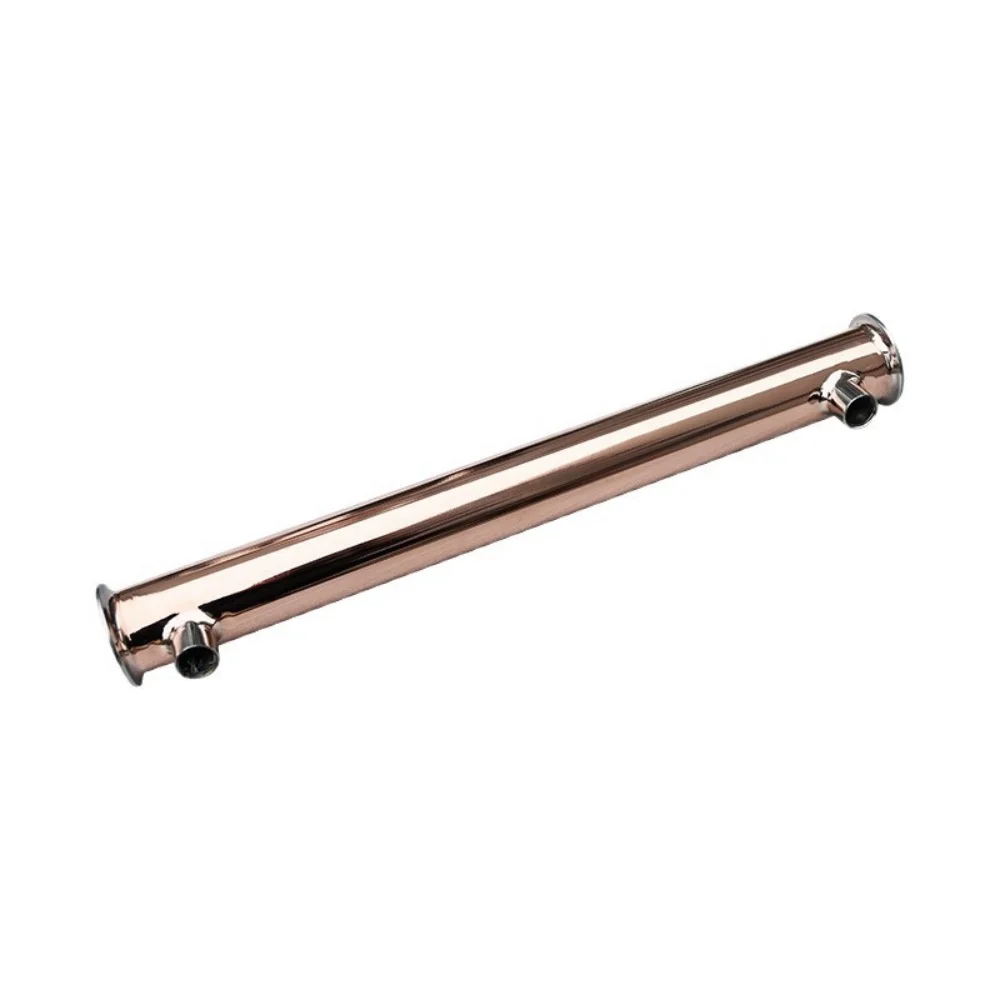 Clamp 2"(51mm)OD64mm Copper Condenser,Reflux,Dephlegmator Thread For Homebrew Length 450mm,6 pipes 12mm.
Clamp 2"(51mm)OD64mm Copper Condenser,Reflux,Dephlegmator Thread For Homebrew Length 450mm,6 pipes 12mm.