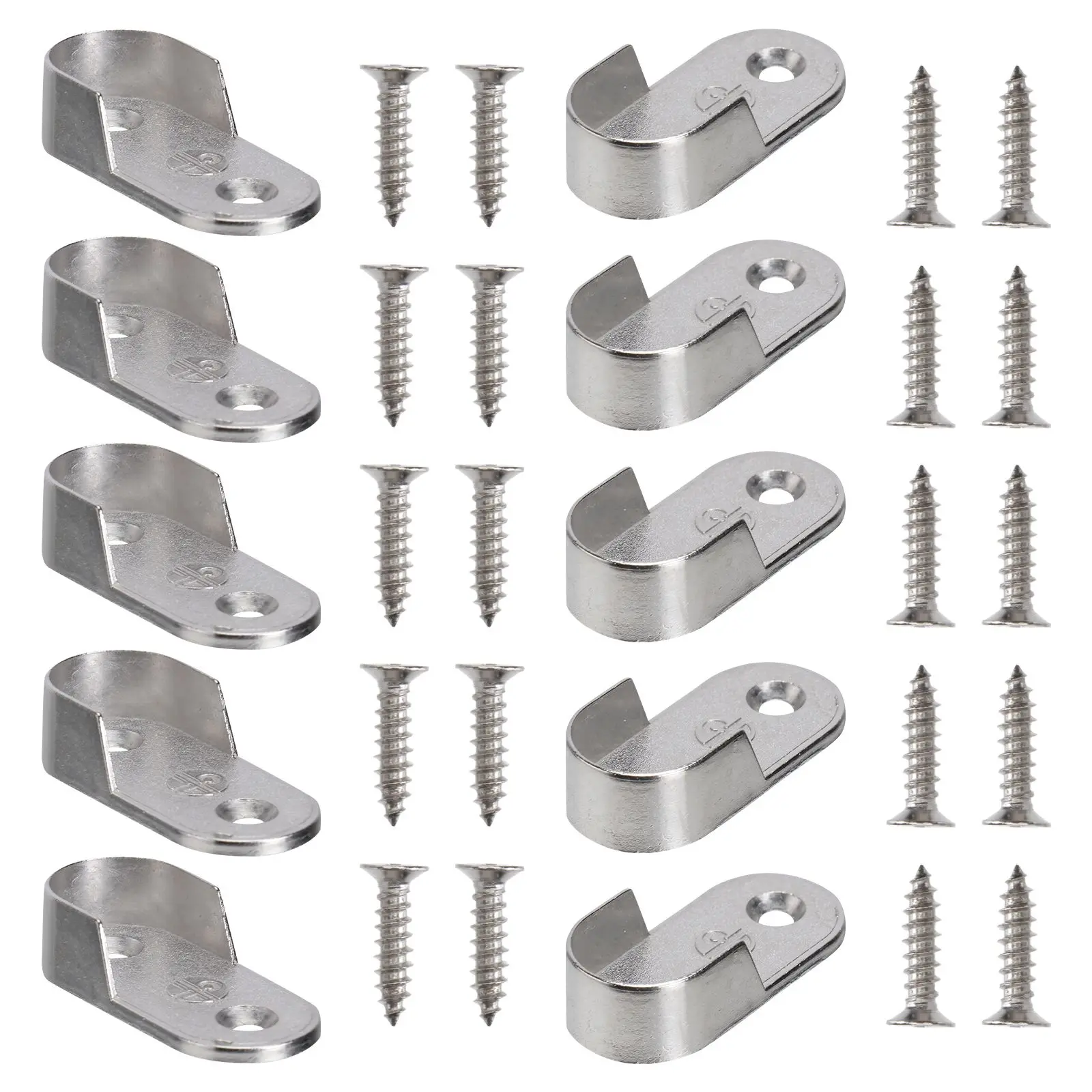 30 Pcs Hanging Clothes Rod Bracket Holder Support Bracket Adjustable Closet Rod Shelf Oval Holder Furniture Hardware
30 Pcs Hanging Clothes Rod Bracket Holder Support Bracket Adjustable Closet Rod Shelf Oval Holder Furniture Hardware