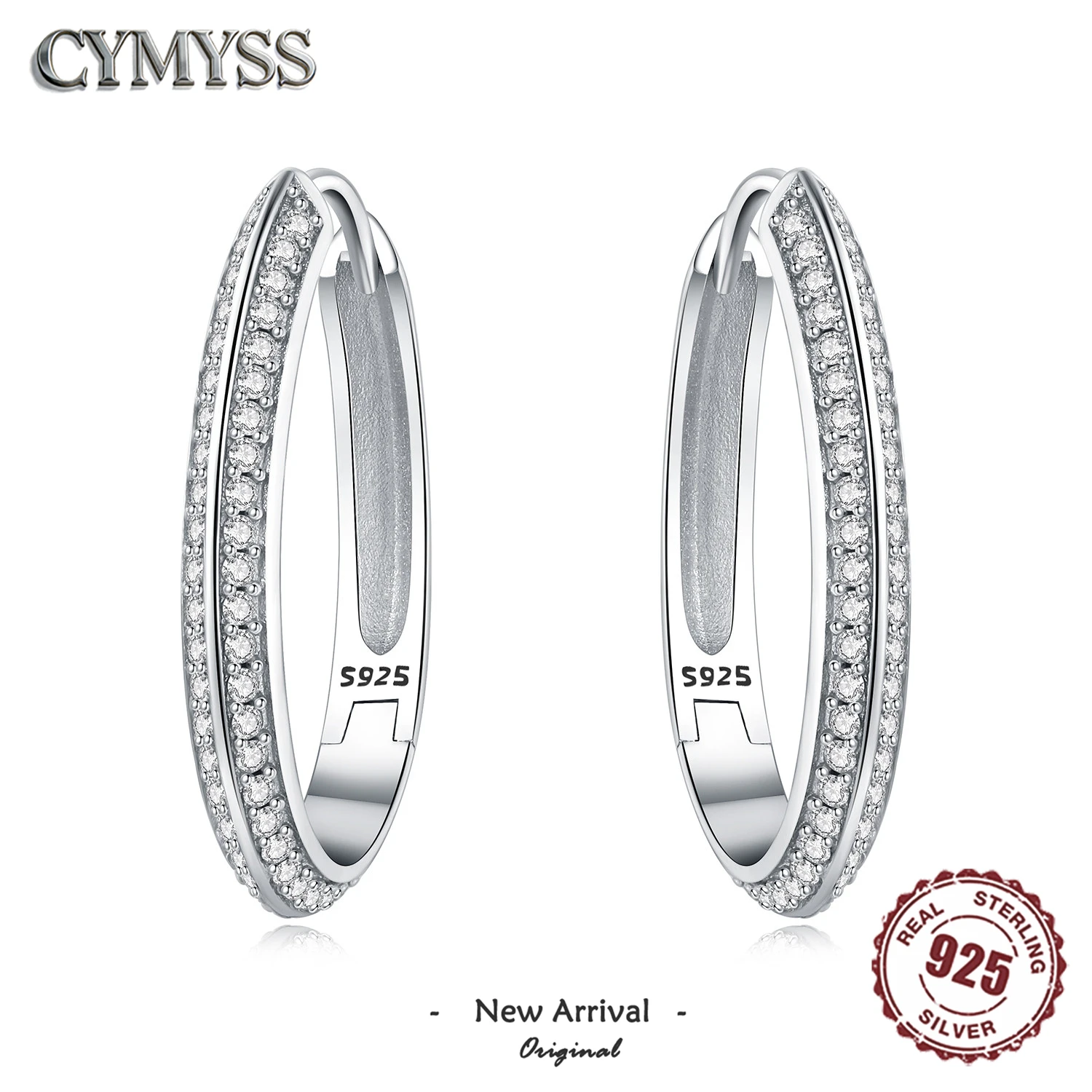 925 Sterling Silver Minimalist U-Shaped Earrings Inlaid White Zircon Women's Fashion Jewelry for Original Birthday Party Gift
925 Sterling Silver Minimalist U-Shaped Earrings Inlaid White Zircon Women's Fashion Jewelry for Original Birthday Party Gift