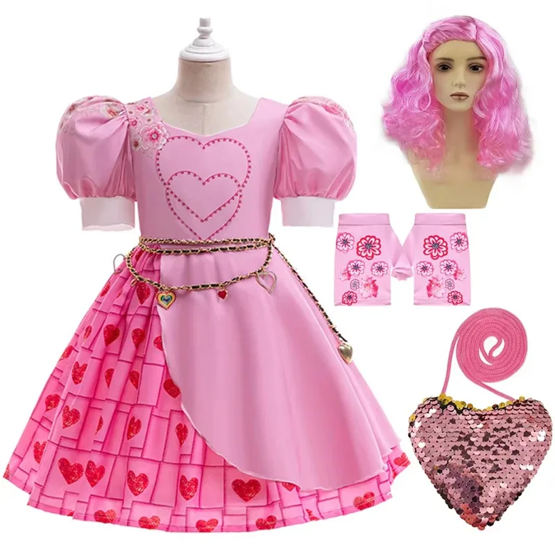 Descendants 4 Bridget Cosplay Halloween Princess Dress Kids Queen Hearts Girls Pink Costume Birthday Carnival Party Vestidos
Descendants 4 Bridget Cosplay Halloween Princess Dress Kids Queen Hearts Girls Pink Costume Birthday Carnival Party Vestidos