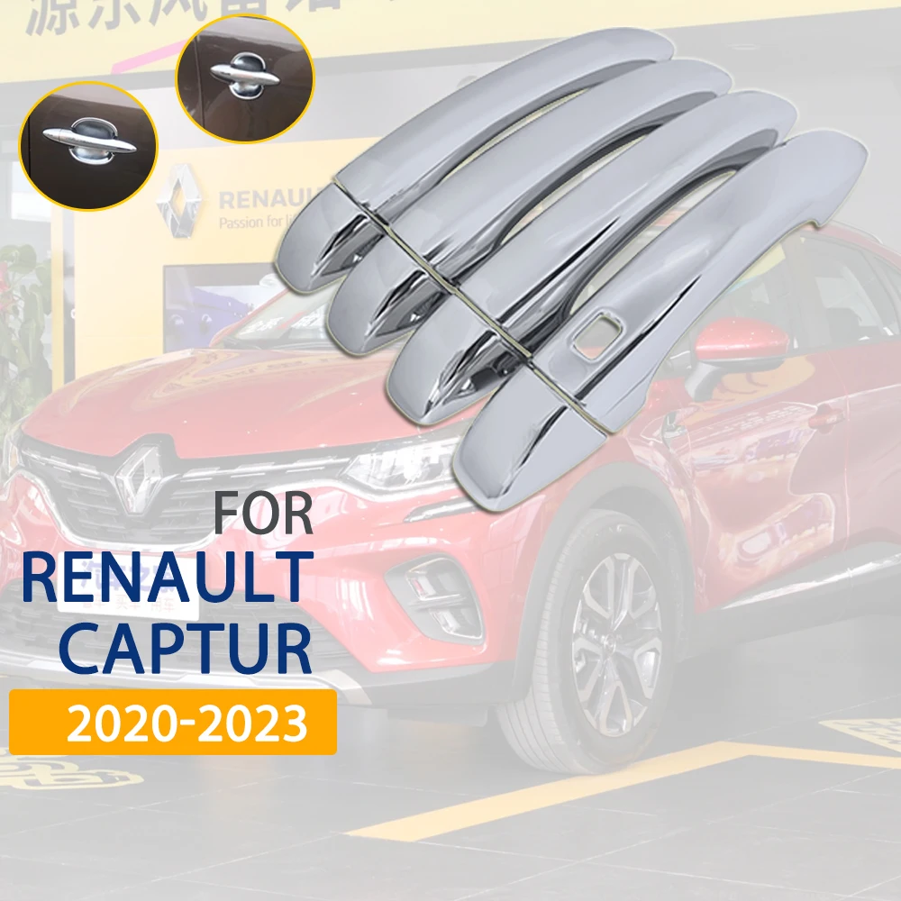 Chrome Side Door Cover Trim Set for Renault Captur 2020~2023 Accessories 2021 2022 Black Carbon Fiber Handle Car Styling Sticker
Chrome Side Door Cover Trim Set for Renault Captur 2020~2023 Accessories 2021 2022 Black Carbon Fiber Handle Car Styling Sticker