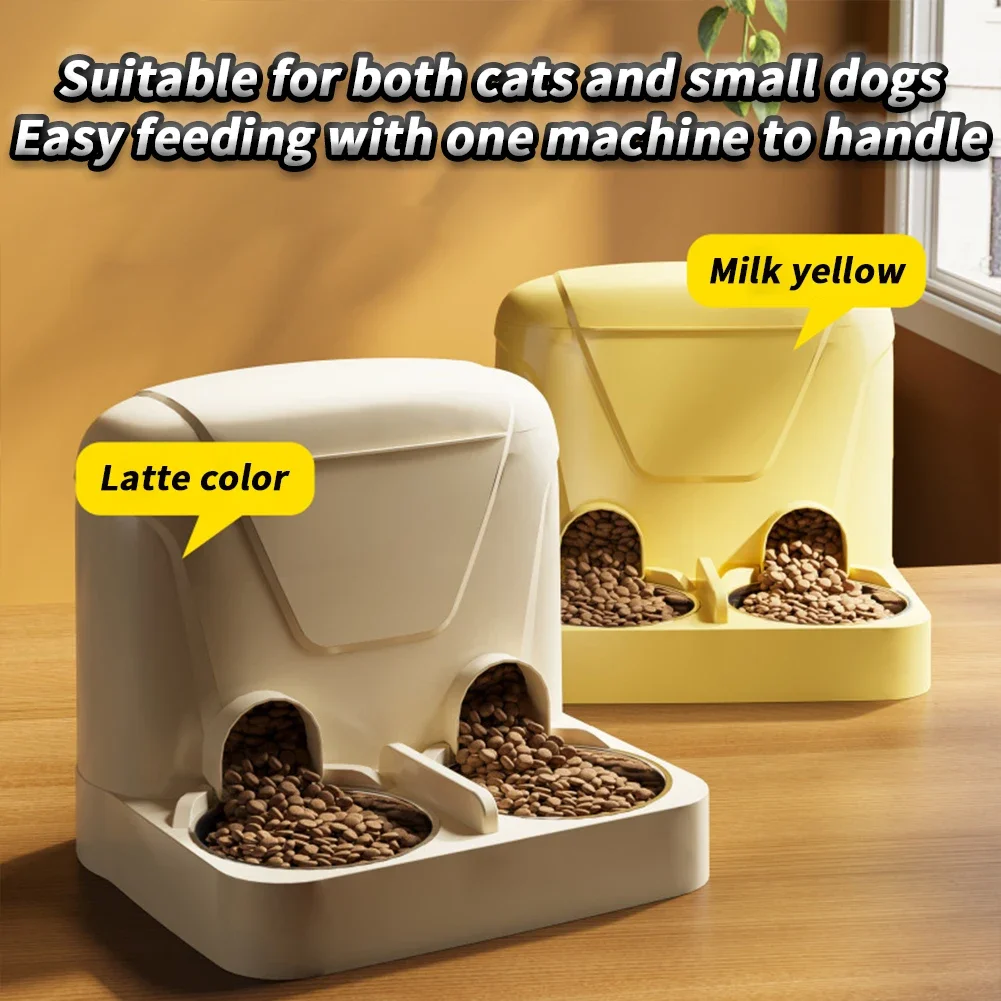 Automatic Dog Cat Feeder With Storage Bin Double Bowls Pets Feeding Station Dispenser Stainless Ste Pet Puppy Food Dispenser
Automatic Dog Cat Feeder With Storage Bin Double Bowls Pets Feeding Station Dispenser Stainless Ste Pet Puppy Food Dispenser