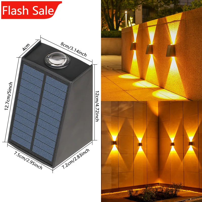 Солнечный настенный светильник ShinyYing, светодиодный, с направленным светом вверх-вниз, 5 режимов, IP65 водонепроницаемый, для декора сада, забора, дома
Солнечный настенный светильник ShinyYing, светодиодный, с направленным светом вверх-вниз, 5 режимов, IP65 водонепроницаемый, для декора сада, забора, дома
