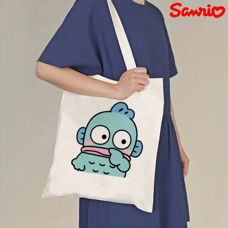 1pc Sanrio Hangyodon Canvas Tote, Reusable Casual Shoulder Shopper
1pc Sanrio Hangyodon Canvas Tote, Reusable Casual Shoulder Shopper