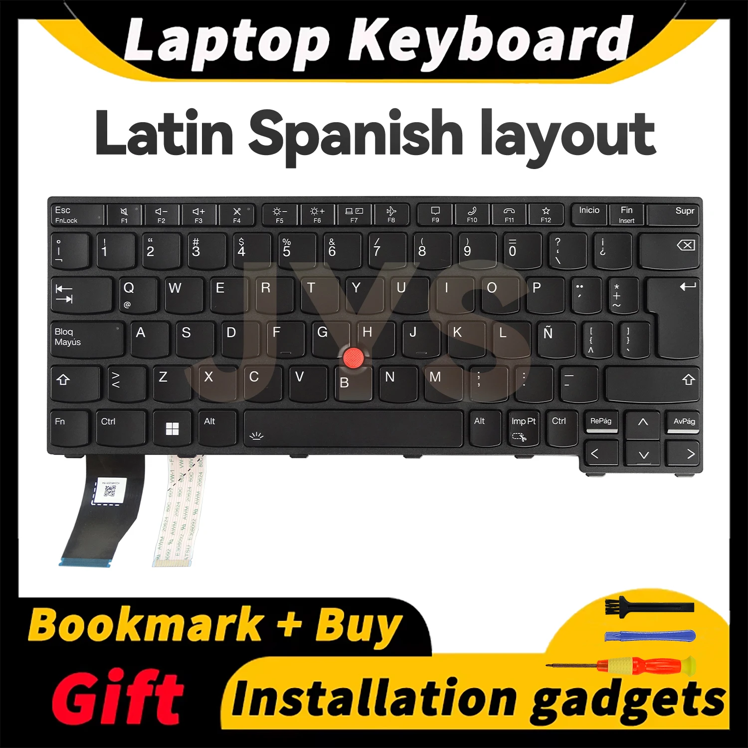 Suitable for Lenovo ThinkPad X13 Gen3/L13 Gen3/L13 Yoga Gen3 laptops replace keyboards with backlit Latin Spanish layout black
Suitable for Lenovo ThinkPad X13 Gen3/L13 Gen3/L13 Yoga Gen3 laptops replace keyboards with backlit Latin Spanish layout black