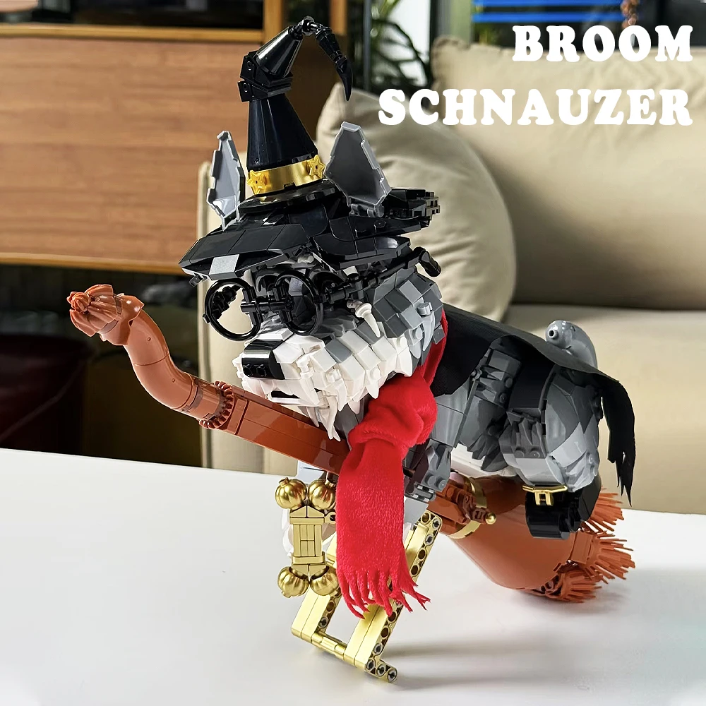 Creative Broom Schnauzer Collection Ornaments Exquisite Design Display Model Assembly Building Block Toys Ideal Festival Gifts
Creative Broom Schnauzer Collection Ornaments Exquisite Design Display Model Assembly Building Block Toys Ideal Festival Gifts