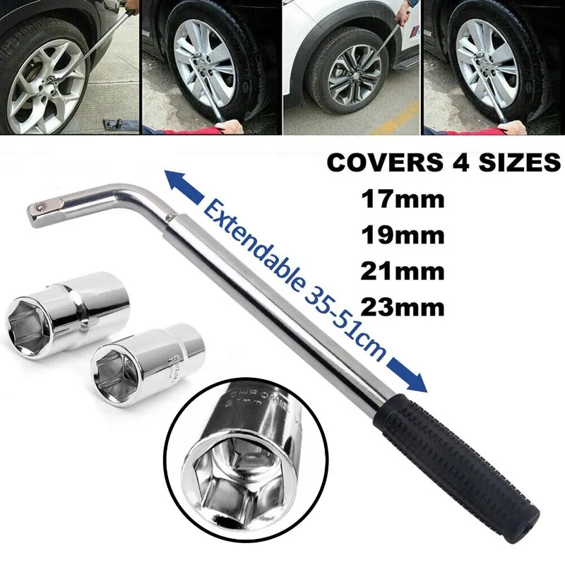Universal Car Tire Socket Wrench L Type Extend Repair Telescopic Rod Travel Emergency Breakdown Wrench Set Wheel Lug Nut Remover
Universal Car Tire Socket Wrench L Type Extend Repair Telescopic Rod Travel Emergency Breakdown Wrench Set Wheel Lug Nut Remover