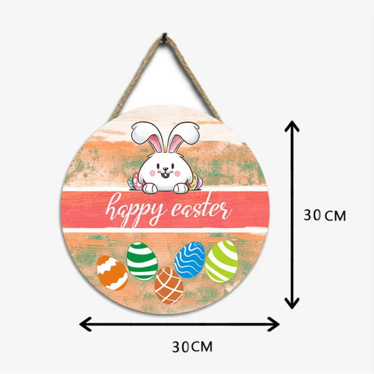 Design Happy Easter Wooden Decoration Craft For Decor Hanging Wall Decor Out Door Sign Round Shape Garden Ornament
Design Happy Easter Wooden Decoration Craft For Decor Hanging Wall Decor Out Door Sign Round Shape Garden Ornament