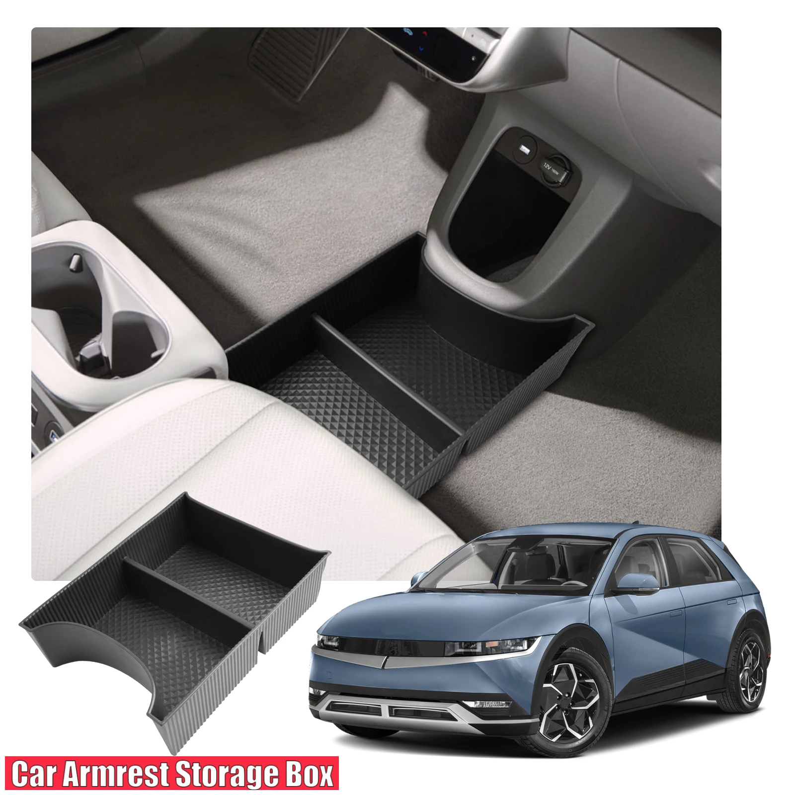 Car Central Storage Box for Hyundai Ioniq 5 2022-2024 Non-slip Rubber Armrest Storage Box Auto Ioniq 5 2024 Accessories
Car Central Storage Box for Hyundai Ioniq 5 2022-2024 Non-slip Rubber Armrest Storage Box Auto Ioniq 5 2024 Accessories