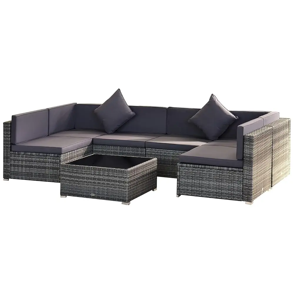 7-Piece Patio Furniture Sets Outdoor Wicker Conversation Sets All Weather Pe Rattan Sectional Sofa Set With Cushions & Tempered
7-Piece Patio Furniture Sets Outdoor Wicker Conversation Sets All Weather Pe Rattan Sectional Sofa Set With Cushions & Tempered