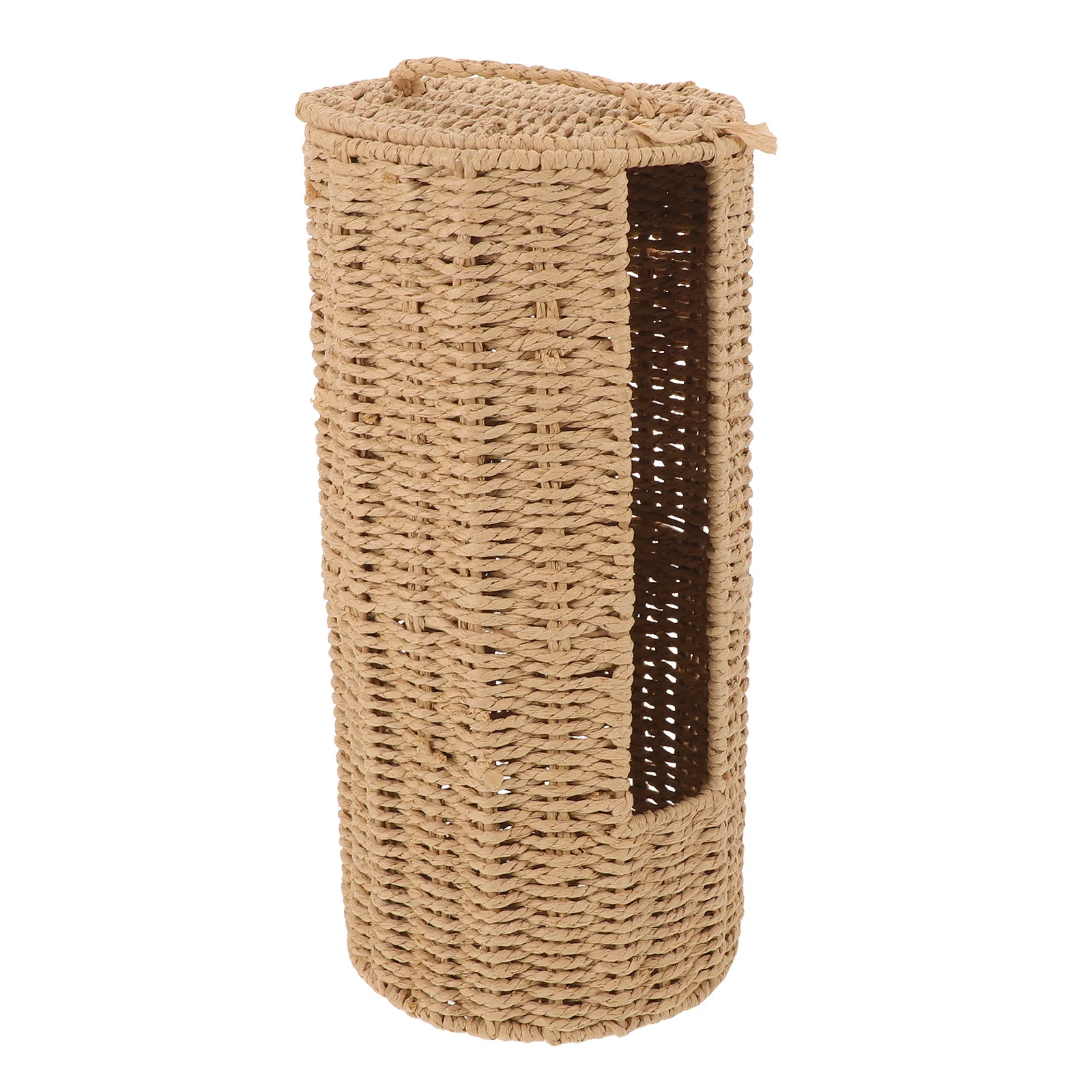 Toilet Paper Basket Rattan Woven Covered Tissue Holder Stylish Bathroom Storage Basket Multifunctional Tissue Organizer
Toilet Paper Basket Rattan Woven Covered Tissue Holder Stylish Bathroom Storage Basket Multifunctional Tissue Organizer