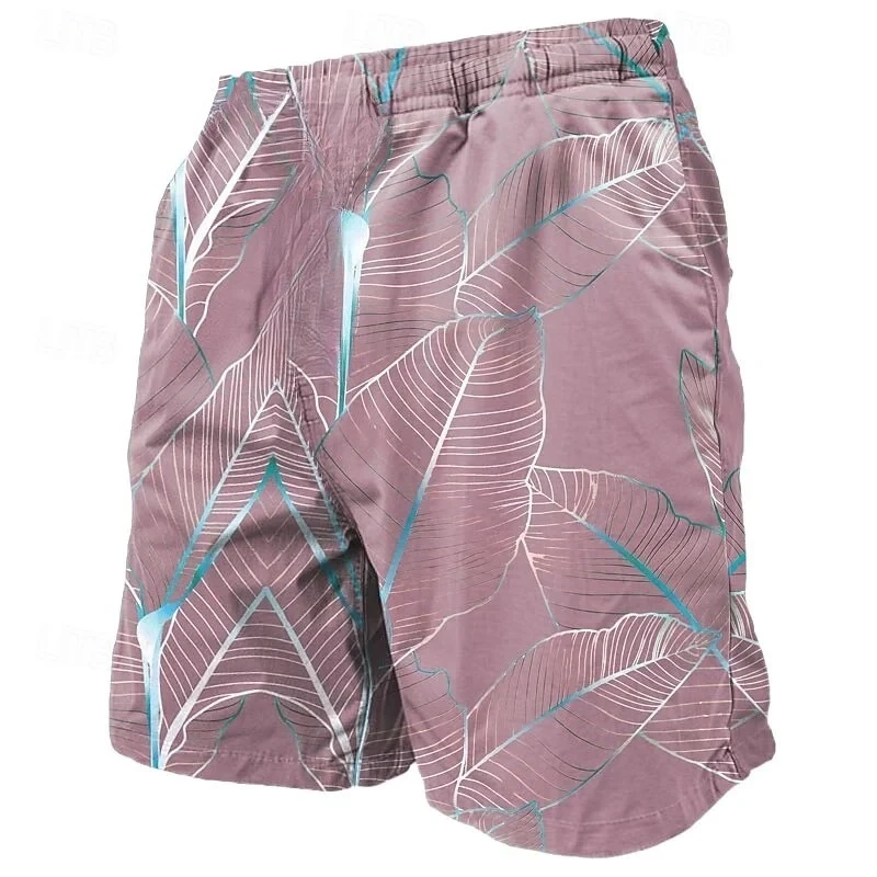 Короткие брюки с 3D принтом и разноцветными листьями для мужчин, пляжные шорты с растительным узором в полоску, летние повседневные уличные дышащие плавки
Короткие брюки с 3D принтом и разноцветными листьями для мужчин, пляжные шорты с растительным узором в полоску, летние повседневные уличные дышащие плавки
