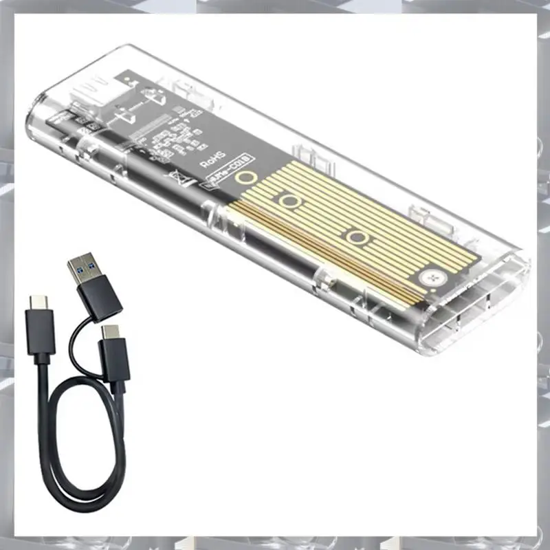 Корпус SSD M.2 Корпус Nvme USB 3.2 Gen 2 10 Гбит/с Прозрачный корпус внешнего накопителя для ноутбука ПК
Корпус SSD M.2 Корпус Nvme USB 3.2 Gen 2 10 Гбит/с Прозрачный корпус внешнего накопителя для ноутбука ПК