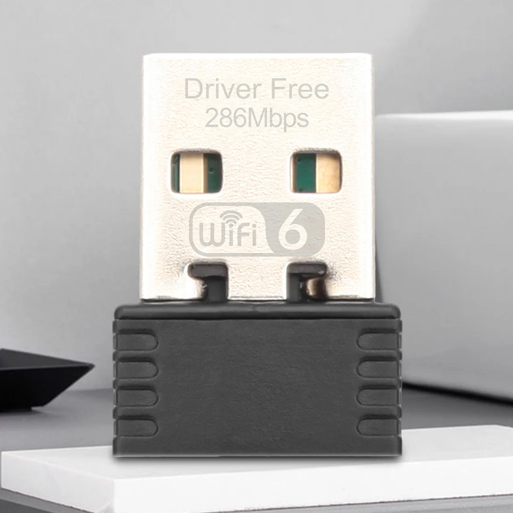 WIFI6 USB Dongle Wi-Fi Adapter Free Drive 2.4GHz USB WiFi Adapter 286.8Mbps 802.11b/g/n/ax for PC/Laptop/Desktop
WIFI6 USB Dongle Wi-Fi Adapter Free Drive 2.4GHz USB WiFi Adapter 286.8Mbps 802.11b/g/n/ax for PC/Laptop/Desktop
