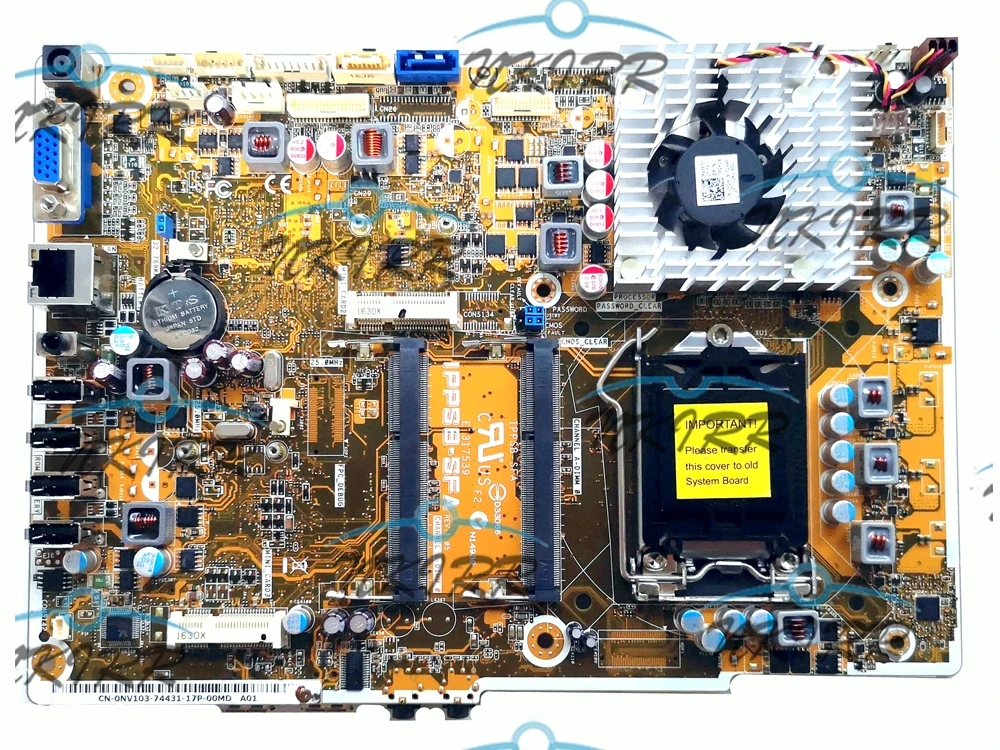 IPPSB-SFA NV103 0NV103 GT525M 1G 6D4YP XXP28 06D4YP 0XXP28 H61 LGA1155 for Dell Inspiron One 2320 Vostro V360 w03c MotherBoard
IPPSB-SFA NV103 0NV103 GT525M 1G 6D4YP XXP28 06D4YP 0XXP28 H61 LGA1155 for Dell Inspiron One 2320 Vostro V360 w03c MotherBoard