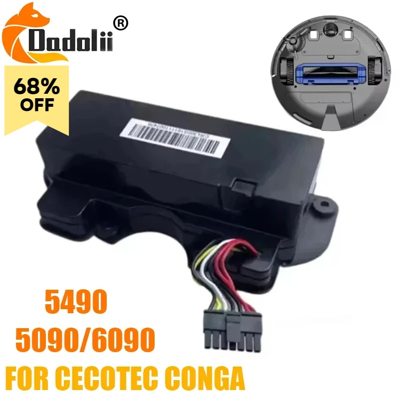 14,8 В 12800 мАч 100% новый CECOTEC CONGA 5090 6090 5490 аккумулятор робота для мытья полов Netease интеллектуальное производство NIT модель
14,8 В 12800 мАч 100% новый CECOTEC CONGA 5090 6090 5490 аккумулятор робота для мытья полов Netease интеллектуальное производство NIT модель