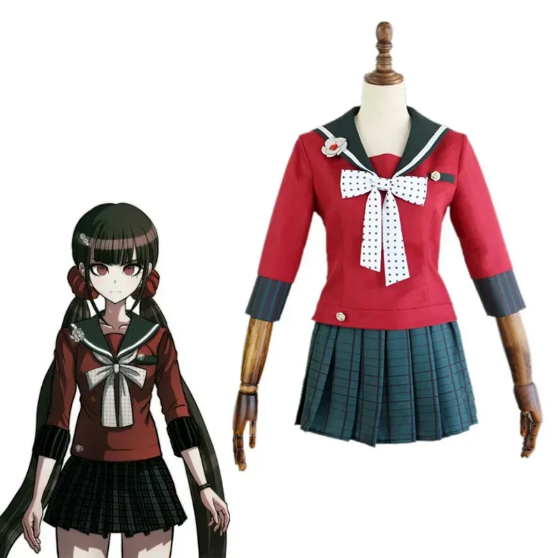 New Danganronpa V3 Harukawa Maki Cosplay Costume Women Japanese Game Uniform Suit Outfit Clothes Tops Skirts Accessories
New Danganronpa V3 Harukawa Maki Cosplay Costume Women Japanese Game Uniform Suit Outfit Clothes Tops Skirts Accessories