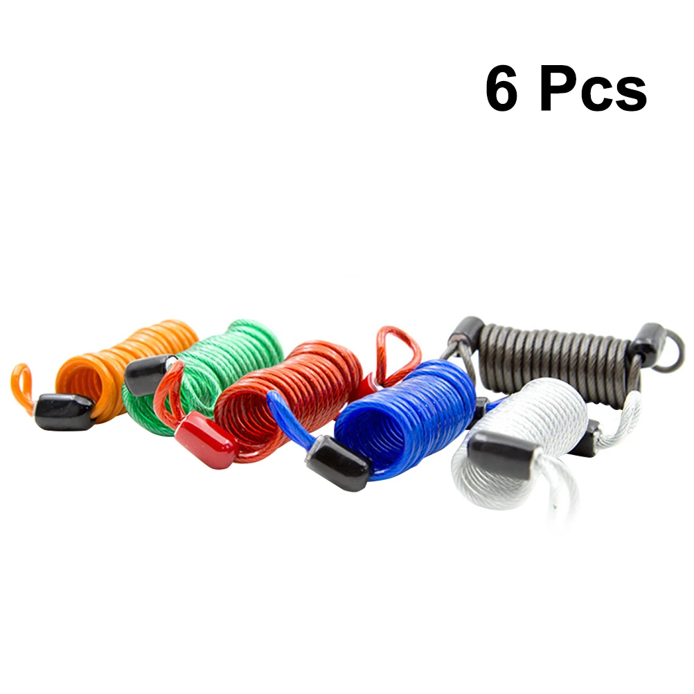 6pcs Portable Anti-theft Spring Reminder Rope Spring Wire Lock Rope Practical Wire Rope Buckle Multi-function Outdoor Hanging
6pcs Portable Anti-theft Spring Reminder Rope Spring Wire Lock Rope Practical Wire Rope Buckle Multi-function Outdoor Hanging