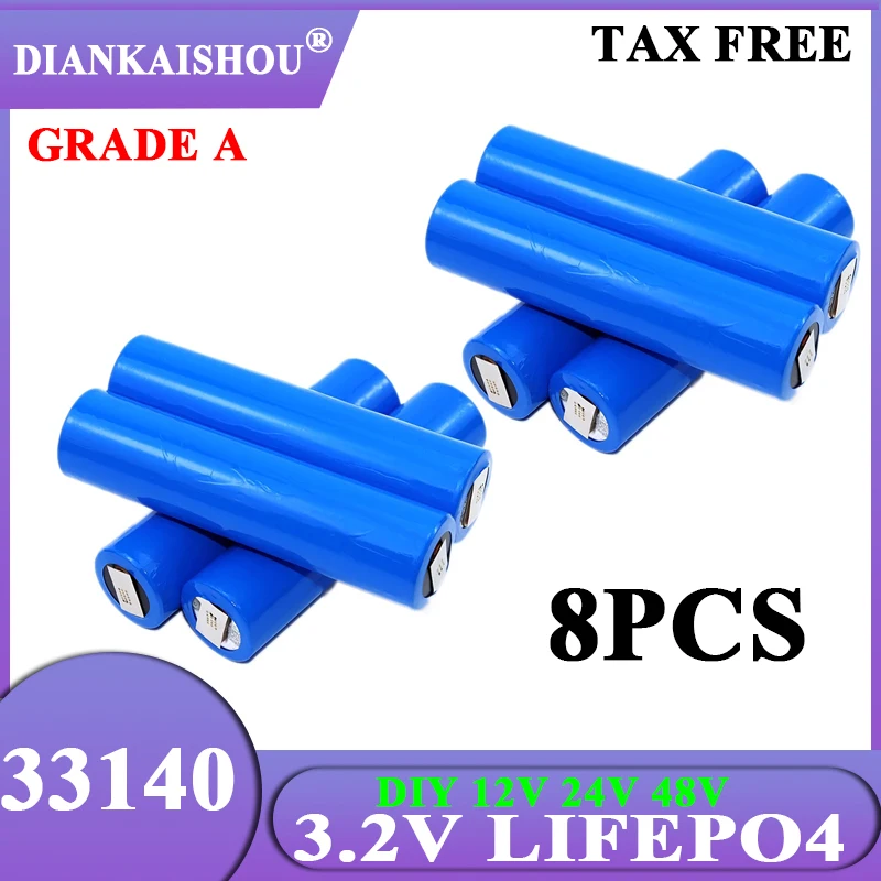 8 шт. совершенно новый оригинальный 3,2 В 33140 15 Ач LiFePo4 аккумулятор DIY 12 в 24 в 48 В инвертор для мотоцикла автомобиля мотора солнечной батареи ЕС/США без пошлин
8 шт. совершенно новый оригинальный 3,2 В 33140 15 Ач LiFePo4 аккумулятор DIY 12 в 24 в 48 В инвертор для мотоцикла автомобиля мотора солнечной батареи ЕС/США без пошлин
