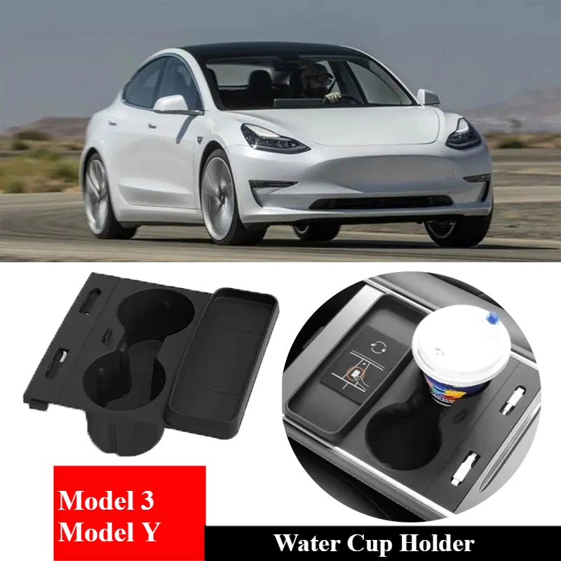 Для Tesla Model 3, аксессуары для модели Y, женский многофункциональный держатель для чашек с водой, подставка для хранения напитков
Для Tesla Model 3, аксессуары для модели Y, женский многофункциональный держатель для чашек с водой, подставка для хранения напитков