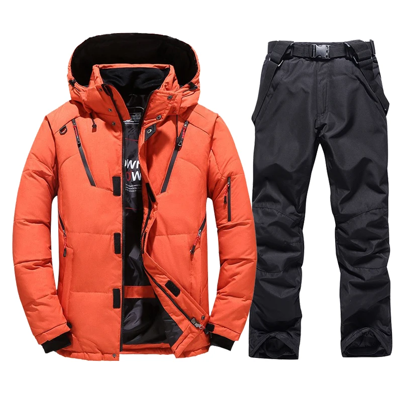 New Thermal Winter Ski Suit Men Windproof Skiing Down Jacket and Bibs Pants Set Male Ski Equipment Snow Snowboard Wear Overalls
New Thermal Winter Ski Suit Men Windproof Skiing Down Jacket and Bibs Pants Set Male Ski Equipment Snow Snowboard Wear Overalls