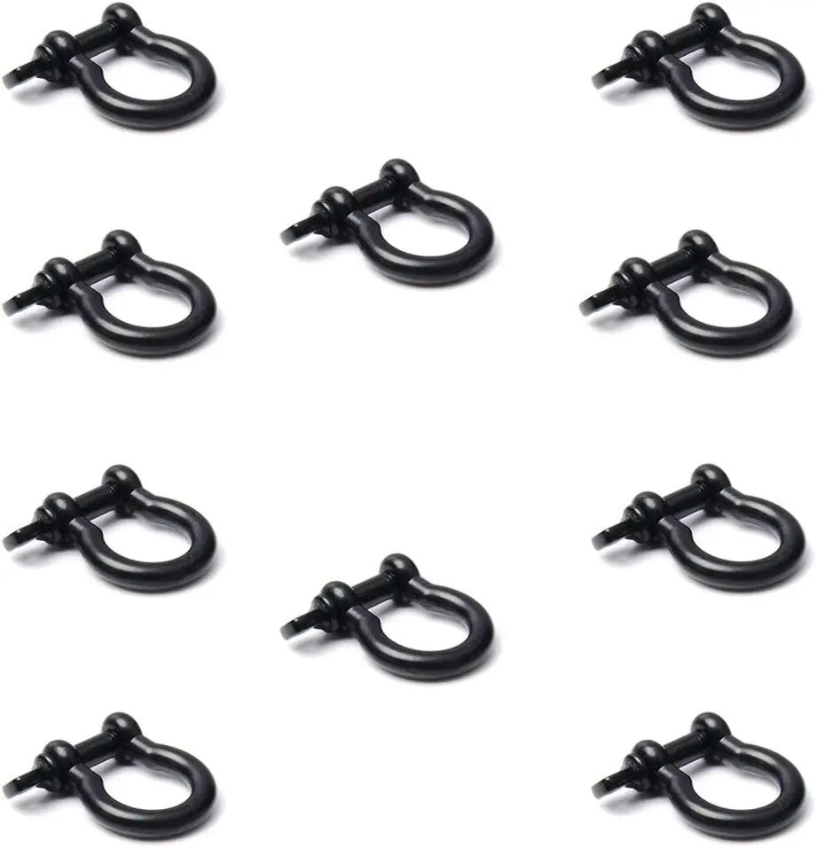Metal Silver Bow Shackle for Paracord Bracelet Survival Emergency Outdoor Gear
Metal Silver Bow Shackle for Paracord Bracelet Survival Emergency Outdoor Gear