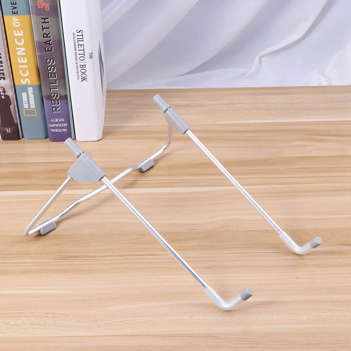 Laptop Stand Portable Desktop Notebook Holder Mount Folding Laptop Riser for Notebook Computer PC Tablet(Grey)
Laptop Stand Portable Desktop Notebook Holder Mount Folding Laptop Riser for Notebook Computer PC Tablet(Grey)