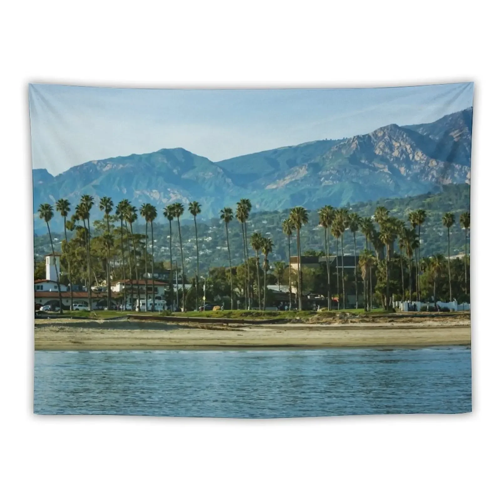 Santa Barbara California Palm Fringed Beachfront Tapestry Wall Carpet Wallpaper Tapestry 
Santa Barbara California Palm Fringed Beachfront Tapestry Wall Carpet Wallpaper Tapestry