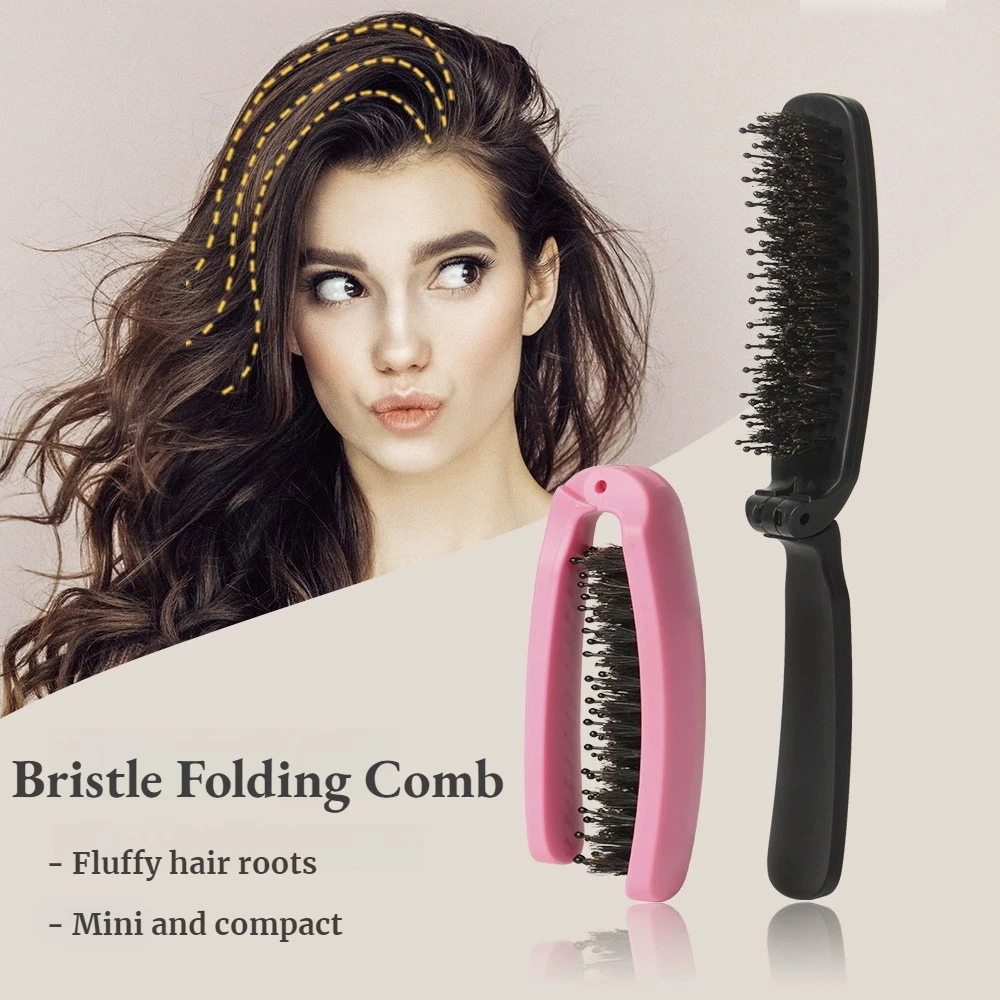 Travel Hair Comb Folding Boar Bristle Detangling Hair Brush Women Scalp Massage Brush Curly Fluffy Brush Massager Styling Tools
Travel Hair Comb Folding Boar Bristle Detangling Hair Brush Women Scalp Massage Brush Curly Fluffy Brush Massager Styling Tools