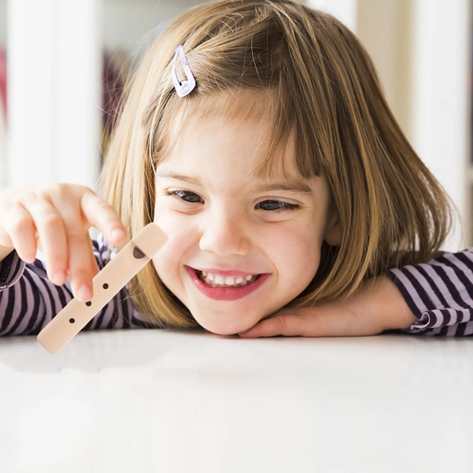 3-Hole Wooden Flute for Kids Unpainted Miniature Design Easy Grip Music Education Tool Creative DIY Painting Musical Instrument
3-Hole Wooden Flute for Kids Unpainted Miniature Design Easy Grip Music Education Tool Creative DIY Painting Musical Instrument