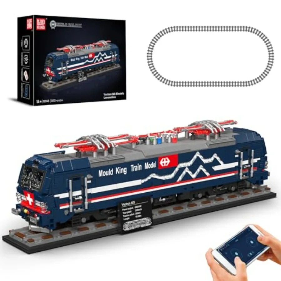 Remote/App Control MS Electric Locomotive Building Set with Track 3 072+ Pieces City Model Train Set for Adult Collections Enth
Remote/App Control MS Electric Locomotive Building Set with Track 3 072+ Pieces City Model Train Set for Adult Collections Enth