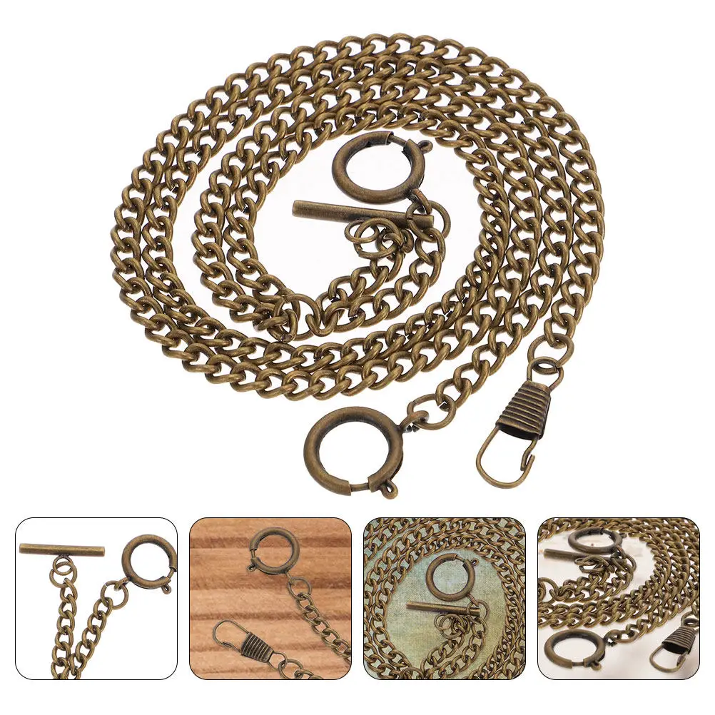 2Pcs Metal Pocket Watch Chain Secure Vintage Design for Waistcoat Wallet Men Pocket Watch Chain Metal Accessories 44Cm
2Pcs Metal Pocket Watch Chain Secure Vintage Design for Waistcoat Wallet Men Pocket Watch Chain Metal Accessories 44Cm