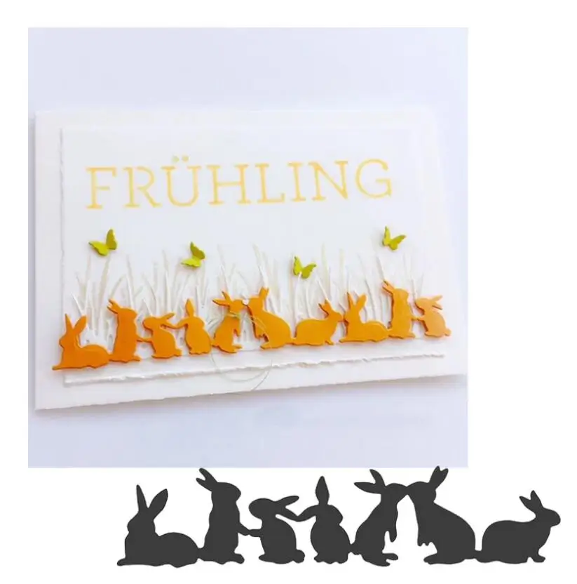 Easter Bunny Metal Cutting Dies Scrapbooking Decoration Paper Cards Craft Knife Mould Template Embossing Stencils 1PCS
Easter Bunny Metal Cutting Dies Scrapbooking Decoration Paper Cards Craft Knife Mould Template Embossing Stencils 1PCS