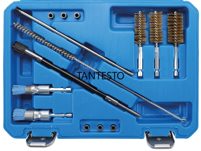 Diesel Engine Fuel Injector Seat Tube Hole Cleaning Kit Fuel Injector Tube Brush Cleaning Repair Tools
Diesel Engine Fuel Injector Seat Tube Hole Cleaning Kit Fuel Injector Tube Brush Cleaning Repair Tools