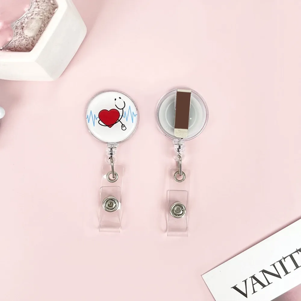 Easy To Pull Buckle Nurse Retractable Badge Reel Simplicity ID Card Accessories Nurse ID Card Clips Fashion Cute
Easy To Pull Buckle Nurse Retractable Badge Reel Simplicity ID Card Accessories Nurse ID Card Clips Fashion Cute