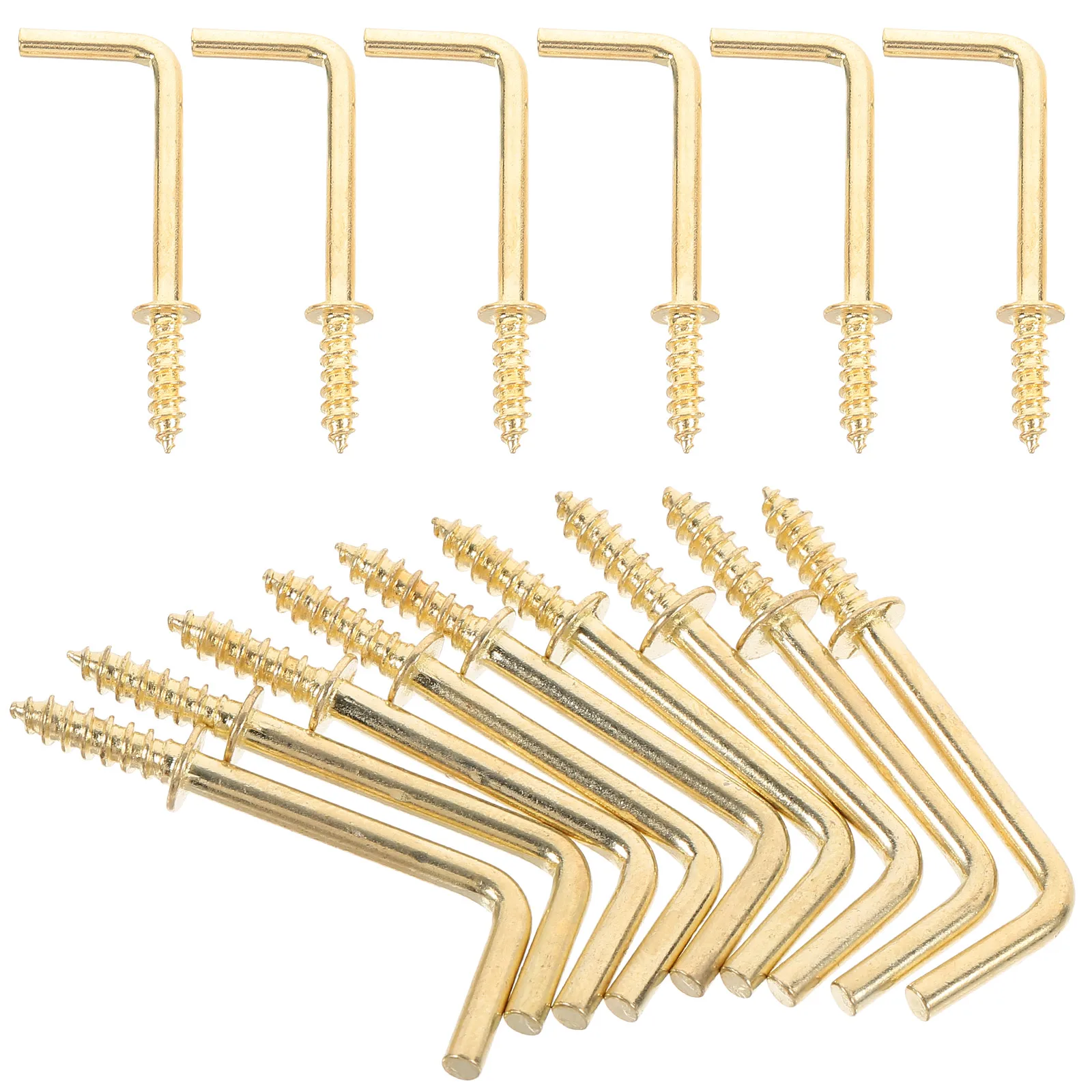 50pcs L Shaped Hooks 7/8x1.34 Golden Carbon Steel Self Tapping Screws for Hanging Plants Rack Wall Mount Hardware Accessories
50pcs L Shaped Hooks 7/8x1.34 Golden Carbon Steel Self Tapping Screws for Hanging Plants Rack Wall Mount Hardware Accessories