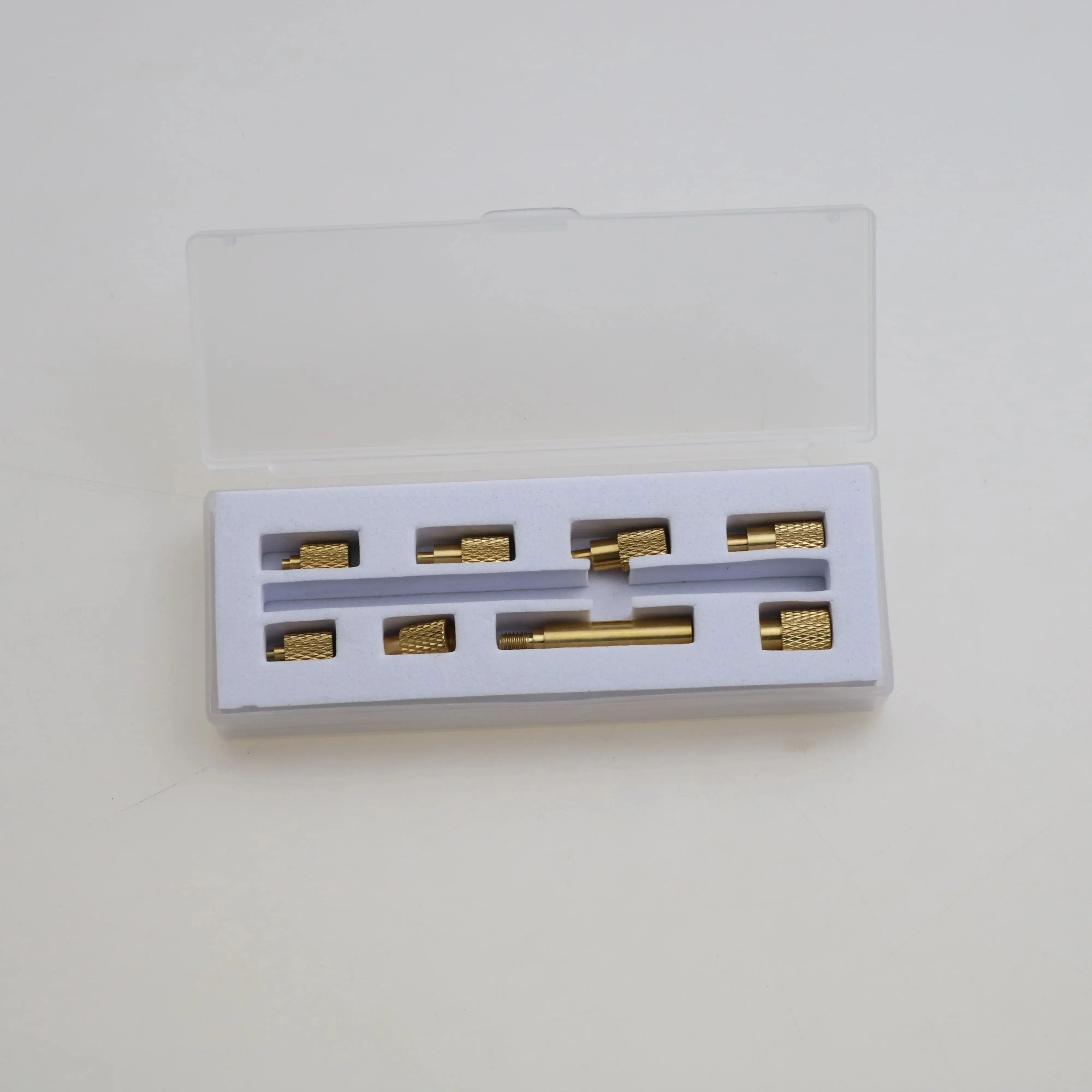 Brass Heat Insert Nut Kit HS01/T85/SH72/T65 M2M8 Soldering Iron Tip Internal Thread for 3D Print Accessory Hot Nut Insertion
Brass Heat Insert Nut Kit HS01/T85/SH72/T65 M2M8 Soldering Iron Tip Internal Thread for 3D Print Accessory Hot Nut Insertion